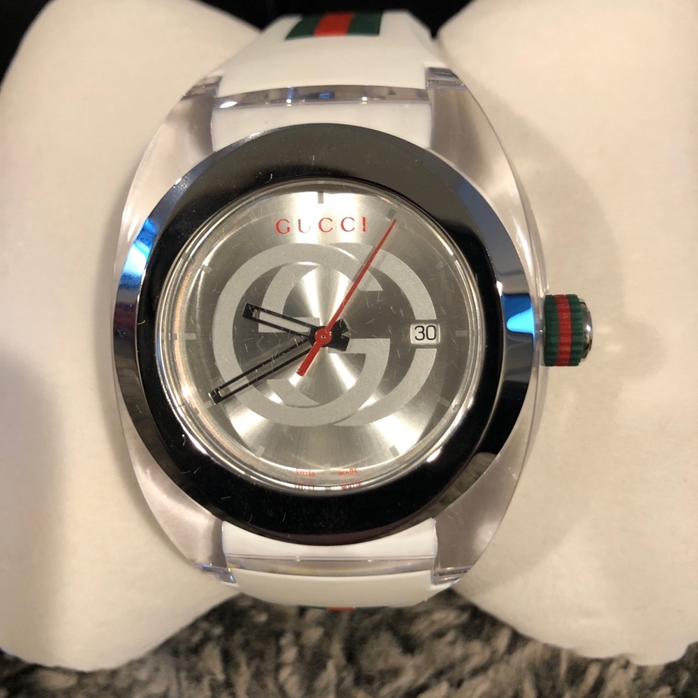 New Gucci White Watch with tags and box